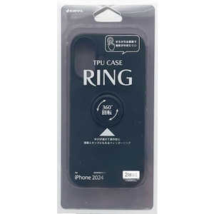 ラスタバナナ iPhone 16(6.1インチ)TPUリングケース ブラック 8130IP461TPRBK ラスタバナナ iPhone 16(6.1インチ)TPUリングケース ブラック 8130IP461TPRBK