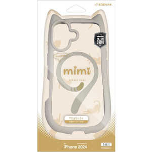 ラスタバナナ iPhone 16(6.1インチ)mimi 猫耳ハイブリッドケース TPU×PC Magsafe対応 MIL規格準拠 トープ 8148IP461HPMTA ラスタバナナ iPhone 16(6.1インチ)mimi 猫耳ハイブリッドケース TPU×PC Magsafe対応 MIL規格準拠 トープ 8148IP461HPMTA