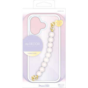 ラスタバナナ iPhone 16(6.1インチ)MY.DECOR ハイブリッドケース TPU×PC - key ring - パールチェーン×クリア パールクリア 8165IP461HPCL ラスタバナナ iPhone 16(6.1インチ)MY.DECOR ハイブリッドケース TPU×PC - key ring - パールチェーン×クリア パールクリア 8165IP461HPCL
