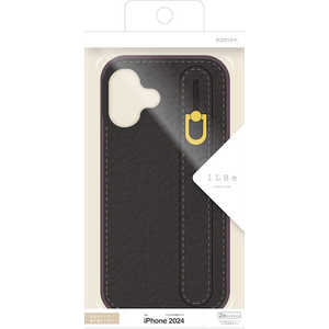 ラスタバナナ iPhone 16(6.1インチ)iLBE TPUケース 背面バンド付き ブラック 8171IP461TPBK ラスタバナナ iPhone 16(6.1インチ)iLBE TPUケース 背面バンド付き ブラック 8171IP461TPBK