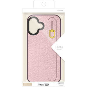 ラスタバナナ iPhone 16(6.1インチ)iLBE TPUケース 背面バンド付き ピンク 8172IP461TPPK ラスタバナナ iPhone 16(6.1インチ)iLBE TPUケース 背面バンド付き ピンク 8172IP461TPPK