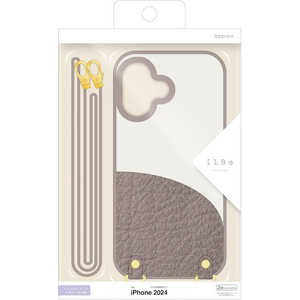 ラスタバナナ iPhone 16(6.1インチ)iLBE ハイブリッドケース TPU×PC ショルダーストラップ付き エトープ 8176IP461PCEP ラスタバナナ iPhone 16(6.1インチ)iLBE ハイブリッドケース TPU×PC ショルダーストラップ付き エトープ 8176IP461PCEP