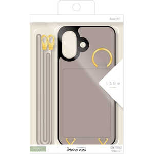 ラスタバナナ iPhone 16(6.1インチ)iLBE TPUケース ミラー+カードポケット ショルダーストラップ付き ベージュ 8177IP461TPBE ラスタバナナ iPhone 16(6.1インチ)iLBE TPUケース ミラー+カードポケット ショルダーストラップ付き ベージュ 8177IP461TPBE