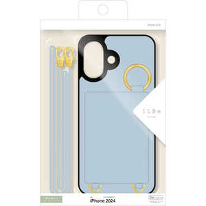 ラスタバナナ iPhone 16(6.1インチ)iLBE TPUケース ミラー+カードポケット ショルダーストラップ付き ブルー 8179IP461TPBL ラスタバナナ iPhone 16(6.1インチ)iLBE TPUケース ミラー+カードポケット ショルダーストラップ付き ブルー 8179IP461TPBL