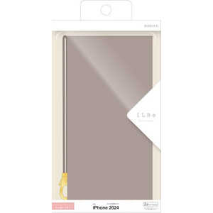 ラスタバナナ iPhone 16(6.1インチ)iLBE 手帳ケース+ハンドストラップ カードポケット エトープ 8182IP461BHSEP ラスタバナナ iPhone 16(6.1インチ)iLBE 手帳ケース+ハンドストラップ カードポケット エトープ 8182IP461BHSEP