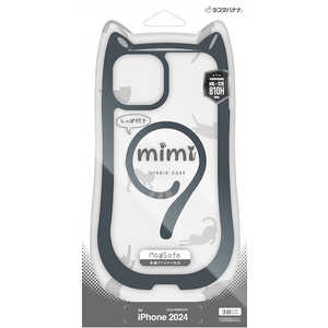 ラスタバナナ iPhone 16 Pro(6.3インチ) mimi 猫耳ハイブリッドケース TPU×PC Magsafe対応 MIL規格準拠 ブラック 8229IP461PHPMBK ラスタバナナ iPhone 16 Pro(6.3インチ) mimi 猫耳ハイブリッドケース TPU×PC Magsafe対応 MIL規格準拠 ブラック 8229IP461PHPMBK