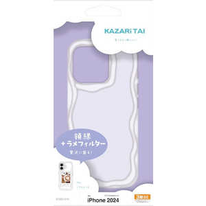 ラスタバナナ iPhone 16 Pro(6.3インチ) KAZARITAI TPUケース ウェーブフレーム クリアラメ 8235IP461PTPCL ラスタバナナ iPhone 16 Pro(6.3インチ) KAZARITAI TPUケース ウェーブフレーム クリアラメ 8235IP461PTPCL