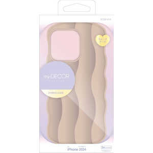 ラスタバナナ iPhone 16 Pro(6.3インチ) MY.DECOR ウェーブTPUケース - stripe - ベージュ 8240IP461PTPBE ラスタバナナ iPhone 16 Pro(6.3インチ) MY.DECOR ウェーブTPUケース - stripe - ベージュ 8240IP461PTPBE