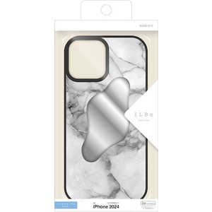 ラスタバナナ iPhone 16 Pro(6.3インチ) iLBE ハイブリッドケース TPU×PC 背面ミラー付き 大理石調 オフホワイト 8242IP461PHPWH ラスタバナナ iPhone 16 Pro(6.3インチ) iLBE ハイブリッドケース TPU×PC 背面ミラー付き 大理石調 オフホワイト 8242IP461PHPWH