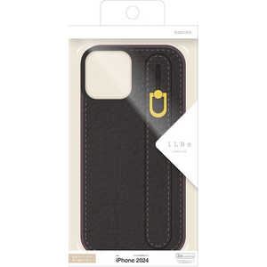 ラスタバナナ iPhone 16 Pro(6.3インチ) iLBE TPUケース 背面バンド付き ブラック 8245IP461PTPBK ラスタバナナ iPhone 16 Pro(6.3インチ) iLBE TPUケース 背面バンド付き ブラック 8245IP461PTPBK