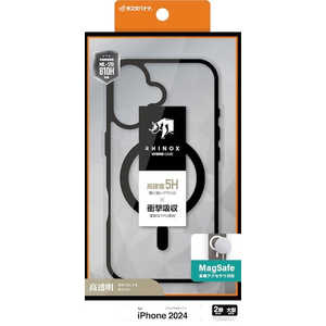 ラスタバナナ iPhone 16 Plus(6.7インチ) RHINOX ハイブリッドケース TPU×アクリル 5H 衝撃吸収 MIL規格準拠 Magsafe対応 ブラッククリア 8265IP467HAMBK ラスタバナナ iPhone 16 Plus(6.7インチ) RHINOX ハイブリッドケース TPU×アクリル 5H 衝撃吸収 MIL規格準拠 Magsafe対応 ブラッククリア 8265IP467HAMBK