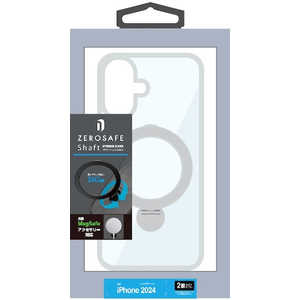 ラスタバナナ iPhone 16(6.1インチ)ZEROSAFE Shaft Magsafe対応 360°回転スタンドケース ホワイト 8304IP461ZSFSWH ラスタバナナ iPhone 16(6.1インチ)ZEROSAFE Shaft Magsafe対応 360°回転スタンドケース ホワイト 8304IP461ZSFSWH