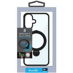 ラスタバナナ iPhone 16(6.1インチ)ZEROSAFE Shaft Magsafe対応 360°回転スタンドケース ブラック 8305IP461ZSFSBK ラスタバナナ iPhone 16(6.1インチ)ZEROSAFE Shaft Magsafe対応 360°回転スタンドケース ブラック 8305IP461ZSFSBK