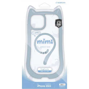 ラスタバナナ iPhone 16 Pro(6.3インチ) mimi 猫耳ハイブリッドケース TPU×PC Magsafe対応 MIL規格準拠 スモーキーブルー 8334IP461PHPMSBL ラスタバナナ iPhone 16 Pro(6.3インチ) mimi 猫耳ハイブリッドケース TPU×PC Magsafe対応 MIL規格準拠 スモーキーブルー 8334IP461PHPMSBL