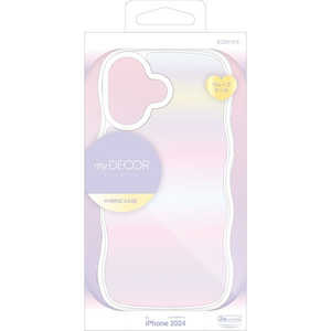 ラスタバナナ iPhone 16(6.1インチ)MY.DECOR ハイブリッドケース - wave - ホログラムピンク 8339IP461HPHLPK ラスタバナナ iPhone 16(6.1インチ)MY.DECOR ハイブリッドケース - wave - ホログラムピンク 8339IP461HPHLPK