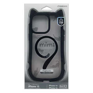 ラスタバナナ iPhone15/14/13 mimi 猫耳ハイブリッドケース TPU×PC Magsafe対応 MIL規格準拠 ブラック 8346IP361HPMBK ラスタバナナ iPhone15/14/13 mimi 猫耳ハイブリッドケース TPU×PC Magsafe対応 MIL規格準拠 ブラック 8346IP361HPMBK