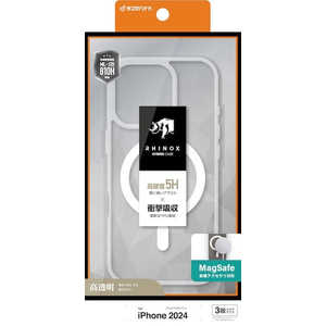 ラスタバナナ iPhone 16 Pro(6.3インチ) RHINOX ハイブリッドケース TPU×アクリル 5H 衝撃吸収 MIL規格準拠 Magsafe対応 クリア 8375IP461PHAMCL ラスタバナナ iPhone 16 Pro(6.3インチ) RHINOX ハイブリッドケース TPU×アクリル 5H 衝撃吸収 MIL規格準拠 Magsafe対応 クリア 8375IP461PHAMCL