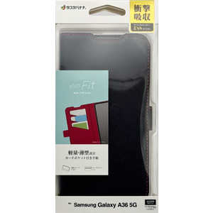 ラスタバナナ Galaxy A36 5G 薄型手帳サイドマグネットケース 衝撃吸収 ブラック×レッド 8451GA36BSMBKR ラスタバナナ Galaxy A36 5G 薄型手帳サイドマグネットケース 衝撃吸収 ブラック×レッド 8451GA36BSMBKR