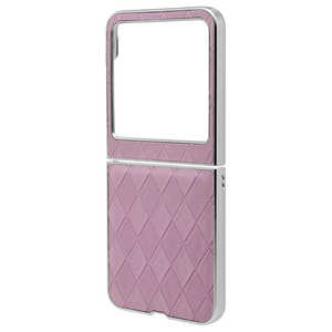RBSELECT motorola razr 50 ハードケース 格子柄 ライトパープル 8495MR50PCCLPU