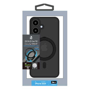 ラスタバナナ iPhone16 ZEROSAFE Circle Magsafe対応 360°回転スタンドケース フロストブラック 8541IP461ZSFCBK ラスタバナナ iPhone16 ZEROSAFE Circle Magsafe対応 360°回転スタンドケース フロストブラック 8541IP461ZSFCBK