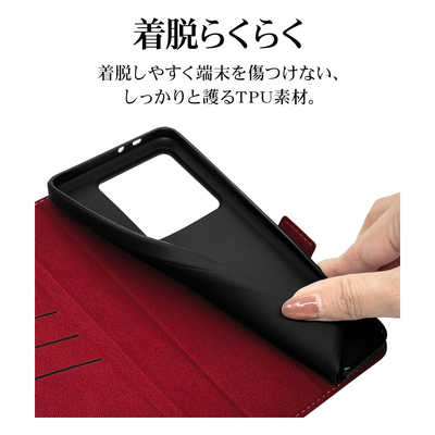 ラスタバナナ Xiaomi 14T Pro 薄型手帳サイドマグネットケース 衝撃