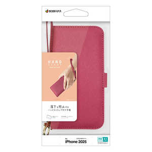 ラスタバナナ iPhone 16e ハンドストラップ付き手帳型ケース マゼンタ 8620IP5EBHSMA ラスタバナナ iPhone 16e ハンドストラップ付き手帳型ケース マゼンタ 8620IP5EBHSMA