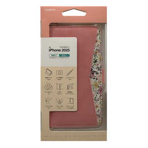 ラスタバナナ iPhone 16e 花柄手帳型ケース コーラルピンク 8623IP5EBHSCPK ラスタバナナ iPhone 16e 花柄手帳型ケース コーラルピンク 8623IP5EBHSCPK