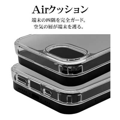 ラスタバナナ iPhone 16e ハイブリッドケース TPU×PC クリア×フロスト