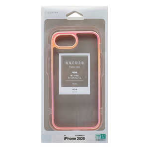 ラスタバナナ iPhone 16e aurora ハイブリッドケース TPU×PC オーロラフレーム ピンククリア 8663IP5EHPPK ラスタバナナ iPhone 16e aurora ハイブリッドケース TPU×PC オーロラフレーム ピンククリア 8663IP5EHPPK