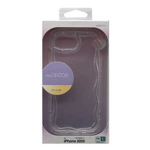 ラスタバナナ iPhone 16e MY.DECOR ウェーブTPUケース - inside - クリアラメ 8696IP5ETPCL ラスタバナナ iPhone 16e MY.DECOR ウェーブTPUケース - inside - クリアラメ 8696IP5ETPCL