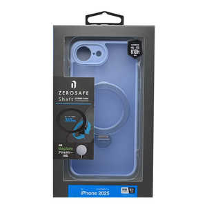 ラスタバナナ iPhone 16e ZEROSAFE Shaft Magsafe対応 360°回転スタンドケース フロスト ブルー 8710IP5EZSFSBL ラスタバナナ iPhone 16e ZEROSAFE Shaft Magsafe対応 360°回転スタンドケース フロスト ブルー 8710IP5EZSFSBL