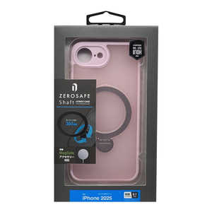 ラスタバナナ iPhone 16e ZEROSAFE Shaft Magsafe対応 360°回転スタンドケース フロスト ピンク 8711IP5EZSFSPK ラスタバナナ iPhone 16e ZEROSAFE Shaft Magsafe対応 360°回転スタンドケース フロスト ピンク 8711IP5EZSFSPK