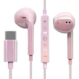 ラスタバナナ Type-C ステレオイヤホンマイク スイッチ付 DAC搭載 ［USB］ オーロラピンク RESMSCD05PK