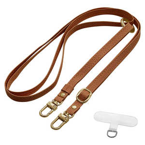 ラスタバナナ PUショルダーストラップ 2Way ハンドストラップ切り替え ストラップホルダーシートセット ブラウン RSST09BR