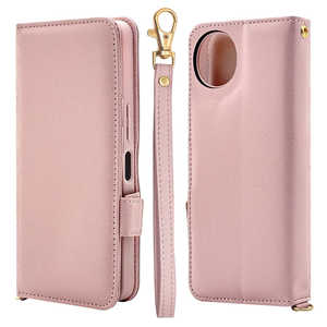 ラスタバナナ AQUOS wish5 ハンドストラップ付き手帳型ケース ライトピンク 8812AW5BHSLPK ラスタバナナ AQUOS wish5 ハンドストラップ付き手帳型ケース ライトピンク 8812AW5BHSLPK