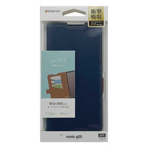 ラスタバナナ moto g05 薄型手帳サイドマグネットケース 衝撃吸収 ネイビー×ブラウン 8827MG05BSMNVB ラスタバナナ moto g05 薄型手帳サイドマグネットケース 衝撃吸収 ネイビー×ブラウン 8827MG05BSMNVB