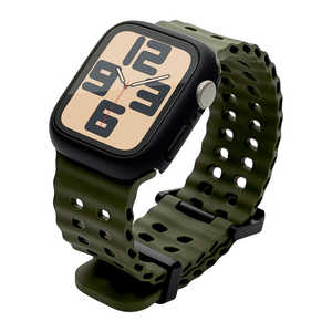 ラスタバナナ Apple Watch 38/40/41/Series10 42mm シリコンバンド カーキ RBLAW4007KH ラスタバナナ Apple Watch 38/40/41/Series10 42mm シリコンバンド カーキ RBLAW4007KH