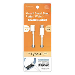 X^oii Xiaomi Smart Band Redmi Watch [dP[u ^CvC }Olbg[doh oht܂܏[d\ USB Type C 1m zCg R10CACXB01WH