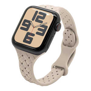 ラスタバナナ Apple Watch 38/40/41/Series10 42mm シリコンバンド 編み込み ホワイト RBLAWA4007WH ラスタバナナ Apple Watch 38/40/41/Series10 42mm シリコンバンド 編み込み ホワイト RBLAWA4007WH