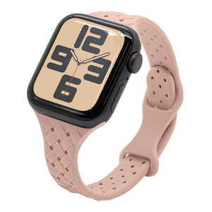 ラスタバナナ Apple Watch 38/40/41/Series10 42mm シリコンバンド 編み込み ピンク RBLAWA4007PK ラスタバナナ Apple Watch 38/40/41/Series10 42mm シリコンバンド 編み込み ピンク RBLAWA4007PK