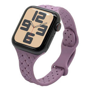ラスタバナナ Apple Watch 38/40/41/Series10 42mm シリコンバンド 編み込み パープル RBLAWA4007PU ラスタバナナ Apple Watch 38/40/41/Series10 42mm シリコンバンド 編み込み パープル RBLAWA4007PU