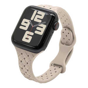 ラスタバナナ Apple Watch 44/45/46/49mm シリコンバンド 編み込み ホワイト RBLAWA4407WH ラスタバナナ Apple Watch 44/45/46/49mm シリコンバンド 編み込み ホワイト RBLAWA4407WH