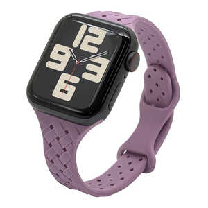 ラスタバナナ Apple Watch 44/45/46/49mm シリコンバンド 編み込み パープル RBLAWA4407PU ラスタバナナ Apple Watch 44/45/46/49mm シリコンバンド 編み込み パープル RBLAWA4407PU