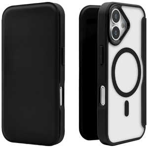 ラスタバナナ iPhone 17ケース ハイブリッド手帳 磁力充電対応 BK ブラック 8865IP5ABHPMBK