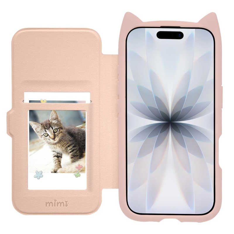 ラスタバナナ 猫耳手帳型ハイブリッドケース 「mimi」