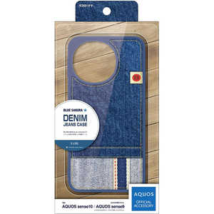 X^oii AQUOS sense10 fjP[X BLUE SAKURA FADE 9260AS10HPJFDE
