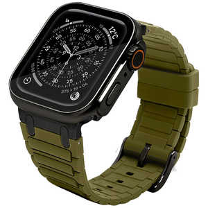 ���X�^�o�i�i Apple Watch 44/45/46/49mm ULTRA STYLE silicon band �J�[�L RBLAWUS4408KH
