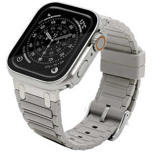 ���X�^�o�i�i Apple Watch 44/45/46/49mm ULTRA STYLE silicon band �O���[ RBLAWUS4408GRY