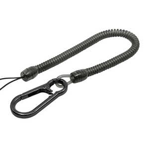 ラスタバナナ コイルストラップ カラビナロング BK ブラック RCSTCL04BK