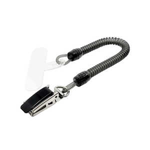 ラスタバナナ コイルストラップ メタルクリップ ストラップホルダータイプ BK ブラック RCSTMH01BK